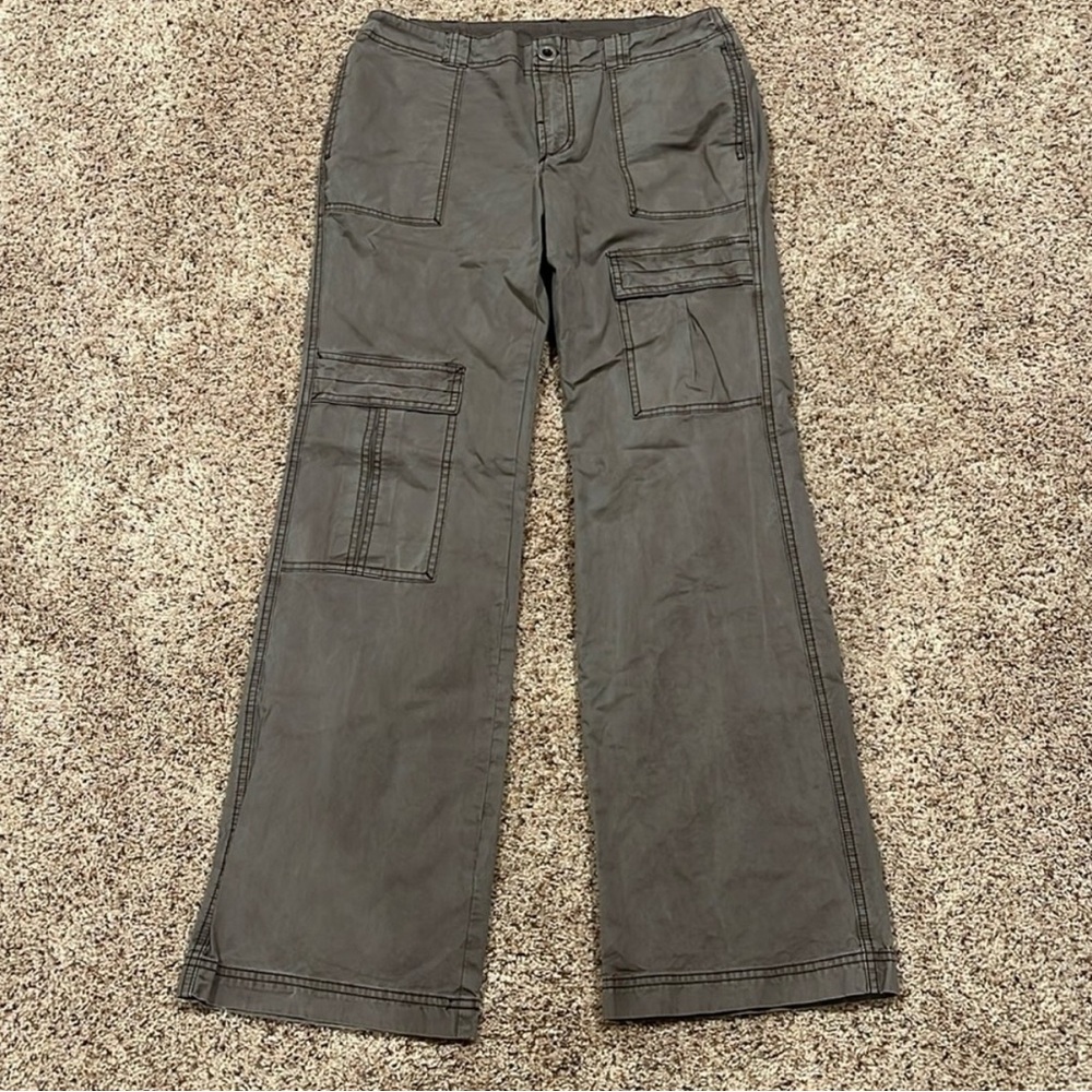 Free People Gray Straight Leg Pants